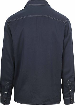 Scotch & Soda Skjorte Tencel Marineblå