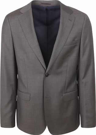 Suitable Faux Uni Kostuum Wol Grijs