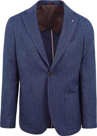 Suitable Lugano blazer i mørkeblå
