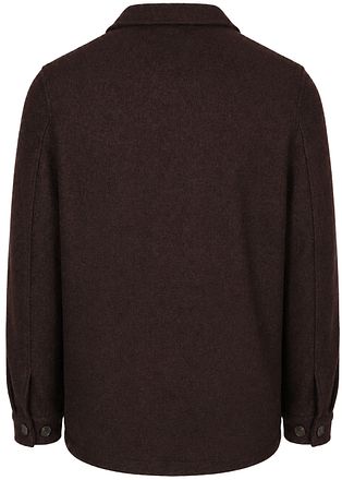Suitable Overshirt Wool Bouclé Brown