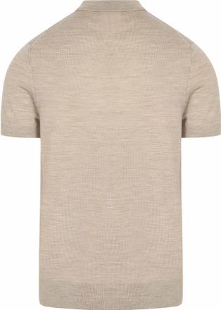 Suitable Polo Shirt Rishi Merino Wool Beige
