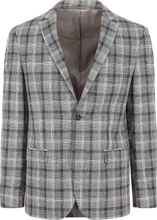Suitable Prestige Blazer Pete Uldblanding Grå
