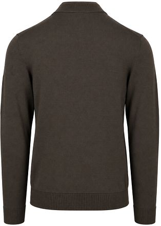 Suitable Race Half Zip Pullover Moosgrün