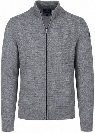 Cardigan Zippé State of Art Gris