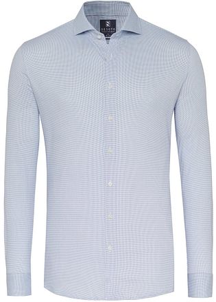 Desoto Essential Shirt Hai Piqué Dots Blue