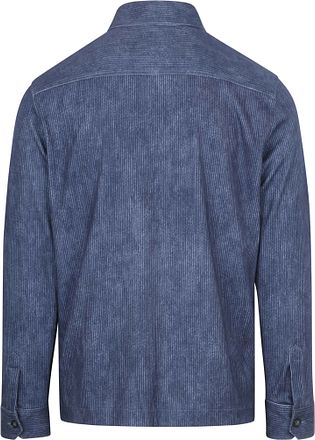 Desoto Overshirt Cord Optics Blå