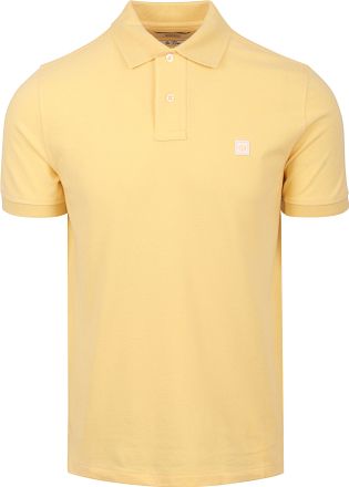 King Essentials The Rene Poloshirt Geel