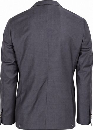 Suitable Costume Sharkskin Laine Aubergine
