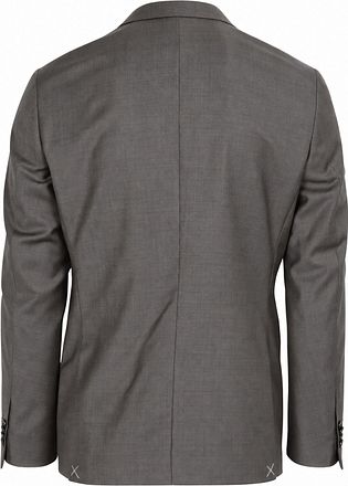 Suitable Sharkskin Suit Wool Taupe