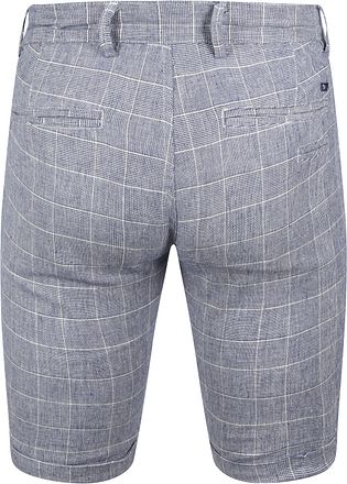 Suitable Don Short Blue Checkered