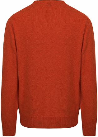 William Lockie V-ringad lammull - Ember