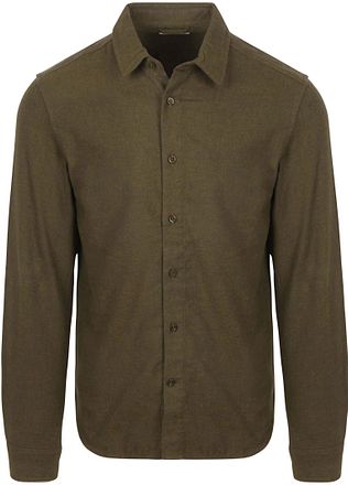 Knowledge Cotton Apparel Shirt Flannel Forrest Night