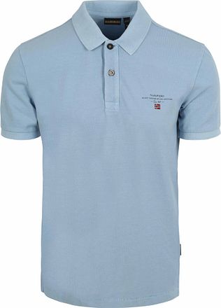 Napapijri Polo Elbas Chambray Blå