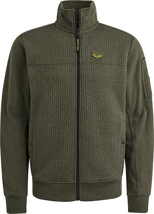 PME Legend Väst Jacquard Interlock Beluga Grön