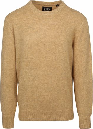 Scotch and Soda Myk Strikkegenser Beige