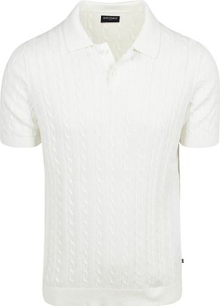 Suitable Respekt Polo Knit Cable Ecru