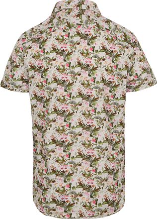 Suitable Short Sleeve Shirt Print Jungle Green