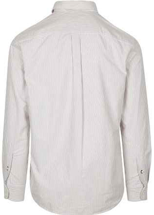 Tommy Hilfiger Oxford Skjorte Stribe Beige