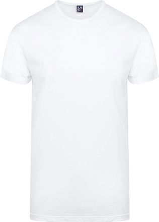 Alan Red Derby Extra Lång T-shirt Vit (2-pack)