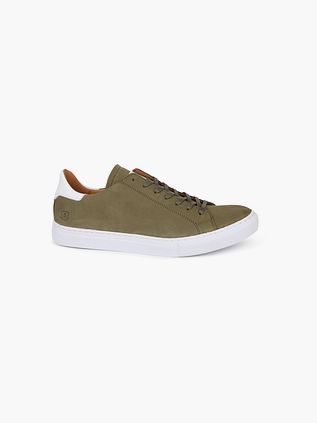 Suitable Sneakersy Nubuck Seron w kolorze zielonym