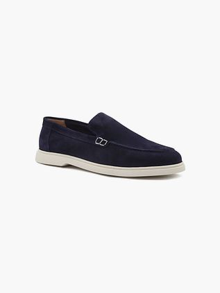 Loafersy Suitable Azul w kolorze granatowym