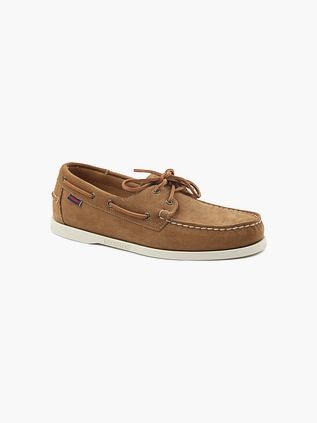 Sebago Portland bådesko i cognac