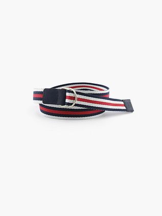 Steppin' Out Tape Ceinture Rayures Rouge Marine