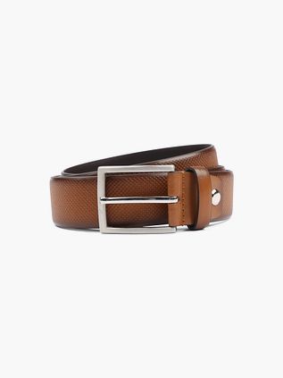 Suitable Riem Structuur Leer Bruin
