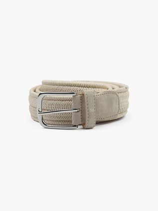 Profuomo Ceinture tissée Waxed Ecru