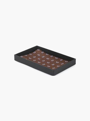 Elegant Silke Lommeklud med Paisley Mønster i Brun