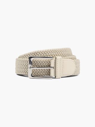 Braided Belt Beige