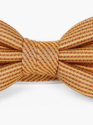 Smoking Fliege Seide Gold