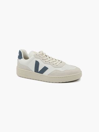 Veja Sneakers V-90 Hvid med Blå