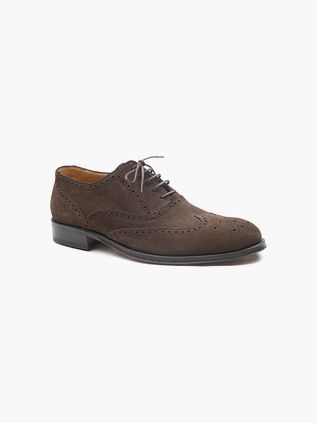 Półbuty Steppin' Out Brighton Brogue w kolorze brązowym