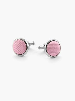 Gemelos de seda rosa F03