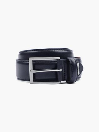 Profuomo Ceinture Cuir Bleu Foncé