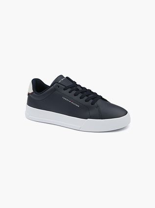 Tommy Hilfiger Sneaker i Navy Læder Court