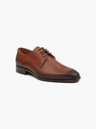 Melik Wannio Scarpe Stringate Derby Cognac