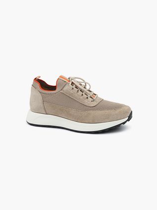 Suitable Sneaker Ruskind Beige
