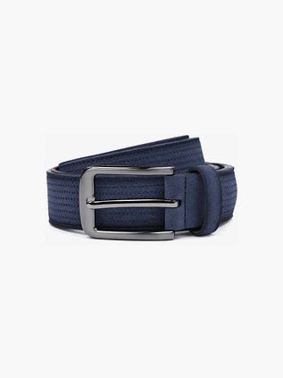Suitable Riem Structuur Suède Navy