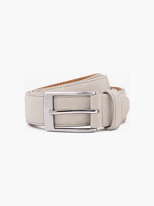 Suitable Riem Suède Leer Ecru