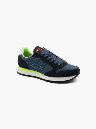Sun68 Sneaker Tom Fluo Navy Blauw