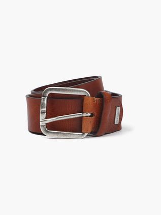 Profuomo Leren Riem Cognac