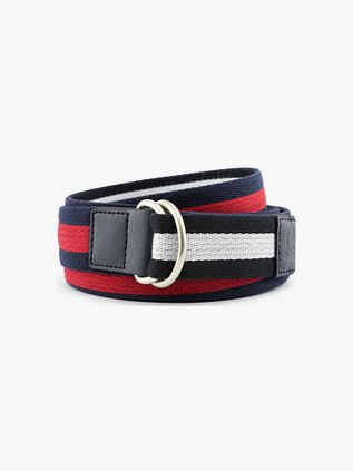 Steppin' Out Tape Belt Navy Red