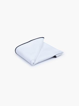 Suitable Pochette de Costume Blanche