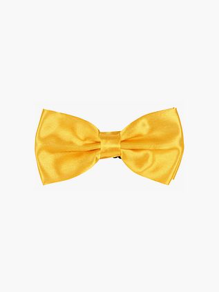 Papillon in satin Suitable giallo