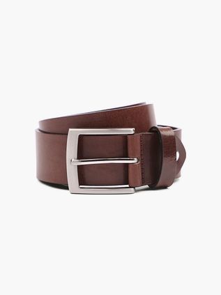 Cintura in pelle Suitable marrone scuro
