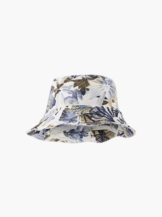 R2 Amsterdam Bucket Hat Print Blau