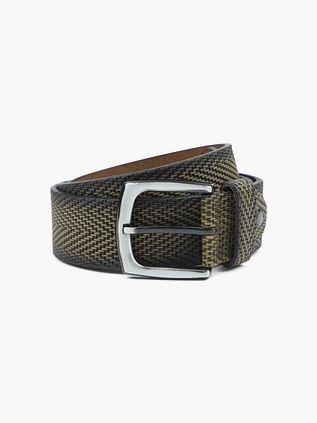 Suitable Belt Structure Leather Green