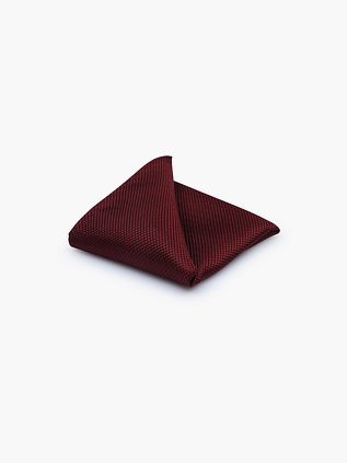 Suitable Silk Pocket Square Bordeaux